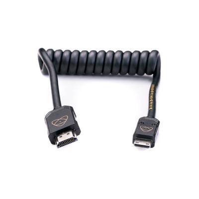 Atomos ATOM4K60C3 – AtomFLEX HDMI (Type-A) Erkek – Mini-HDMI (Type-C) Erkek Sarmal Kablo (30–60 cm)