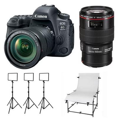 Canon 6D Mark II 24-105mm Kit Set - Yemek Fotoğrafı Çekim Setleri