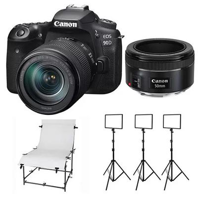 Canon 90D 18-135mm Kit Set - Yemek Fotoğrafı Çekim Setleri