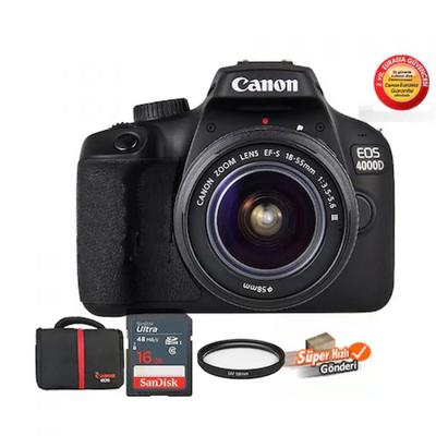 Canon Eos 4000d 18-55mm Wi-fi Dslr Fotoğraf Makinesi