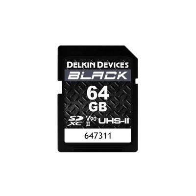 DELKIN BLACK 64GB SD UHS-II  U3 V90