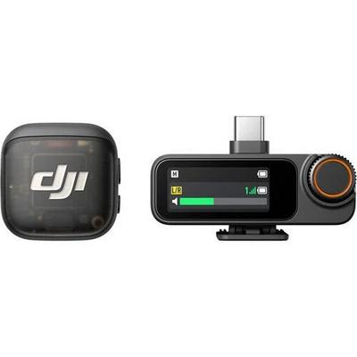 DJI Mic 3 Kompakt Kablosuz Mikrofon Sistemi/Kamera ve Akıllı Telefon için Kaydedici