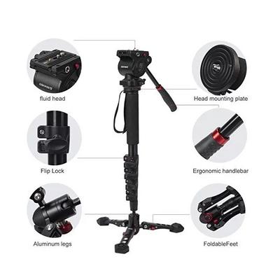 Jieyang 0518B Ayaklı Video Monopod (Yeni Versiyon)