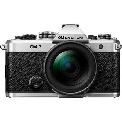OLYMPUS OM SYSTEM OM-3 BODY SILVER + 12-45mm F4 PRO Kıt  V210051SW000