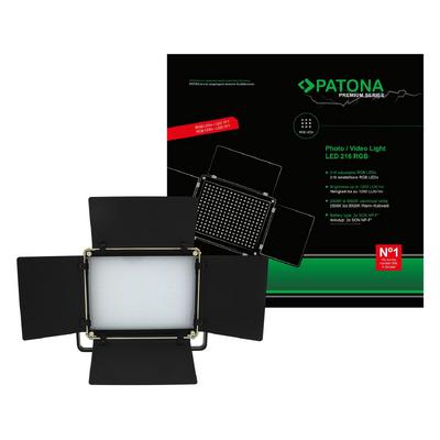 PATONA 4289 Premium LED Photo and Video Light with 216 Adjustable RGB Leds