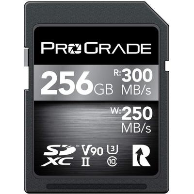 ProGrade Digital COBALT 256GB SDXC UHS-II V90 Memory Card 300MB/Sec Read - 250MB/Sec Write