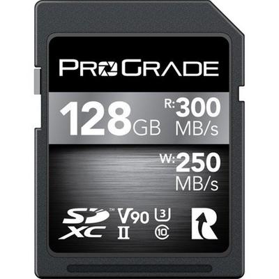 ProGrade Digital COBALT 128GB SDXC UHS-II V90 Memory Card 300MB/Sec Read - 250MB/Sec Write
