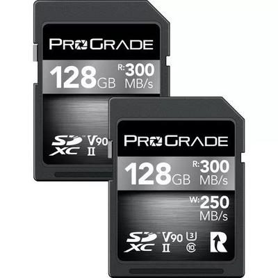 ProGrade Digital 128GB SDXC UHS-II V90 Hafıza Kartı (2'li Paket)