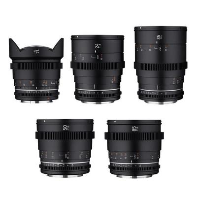 Samyang 14/24/35/50/85/135mm VDSLR MK2 6'lı Cine Lens Seti (Sony E)