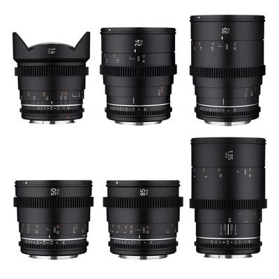 SAMYANG 14/24/35/50/85/135 VDSLR MK II 6'lı Sine Lens Seti (Sony E)