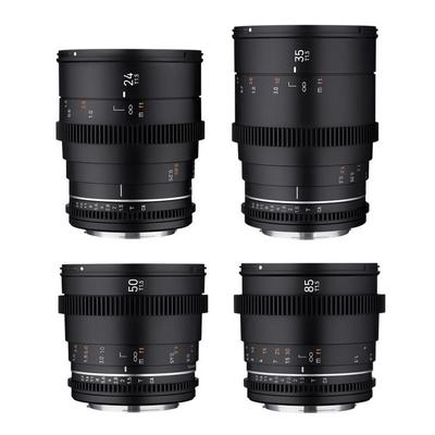 SAMYANG 24/35/50/85 VDSLR MK II 4'lü Sine Lens Seti (Sony E)