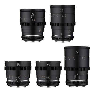 SAMYANG 24/35/50/85/135 VDSLR MK II 5'li Sine Lens Seti (Sony E)