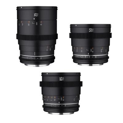 Samyang 35/50/85mm VDSLR MK2 3'lü Cine Lens Seti (Sony E)