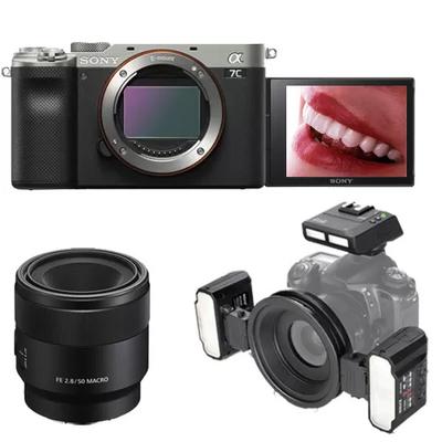 Sony A7C Aynasız Fotoğraf Makinesi Dental Kit 50mm