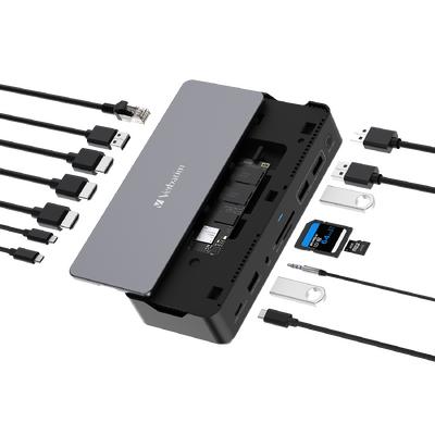 VERBATIM 32174 - USB-C DOCK 15P with SSD Slot CS-15SSD