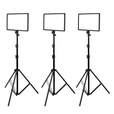 Visico Led-50A 3'lü Led Panel Işık Seti Combo