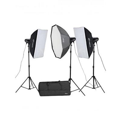Visico VL-400 II Plus Elfin 3'lü Paraflaş Kiti
