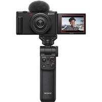 Sony ZV-1F Fotoğraf Makinesi + Sony GP-VPT2BT Çekim Kolu