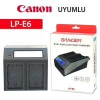 Canon LP-E6 İkili Dijital Şarj Aleti Sanger