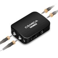 Comica CVM-D03 Çift Kafalı Mono Stereo Ayrılabilir Yaka Mikrofon