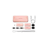 Godox MoveLink Mini Kablosuz Mikrofon Kit2 (Type-C Uyumlu/Pembe)