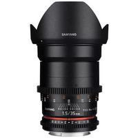 Samyang 35mm T1.5 VDSLR AS UMC II Lens (Canon)