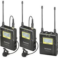 Saramonic UwMic9 (TX9 + TX9 + RX9) 1 Verici + 2 Alıcı Kablosuz Yaka Mikrofonu