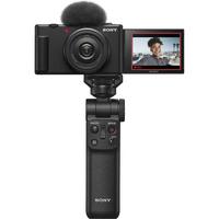 Sony ZV-1F Fotoğraf Makinesi + Sony GP-VPT2BT Çekim Kolu