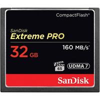 Sandisk 32GB Extreme Pro 160 Mb/s CF Hafıza Kartı