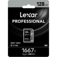 Lexar 128GB Professional 1667x UHS-II SDXC Hafıza Kartı