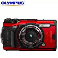 Olympus Tough TG-6 Fotoğraf Makinesi (Kırmızı)