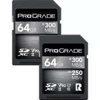 ProGrade Digital 64GB SDXC UHS-II V90 Hafıza Kartı (2'li Paket)