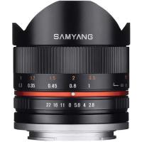 Samyang 8mm F2.8 Fisheye II Lens (Fuji)