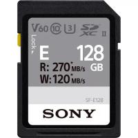 Sony 128GB SF-E Serisi UHS-II SDXC V60 Hafıza Kartı