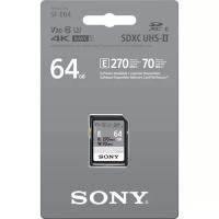 Sony 64GB SF-E Serisi UHS-II  SDXC  V60 Hafıza Kartı 