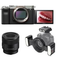 Sony A7C  Aynasız Fotoğraf Makinesi Dental Kit 50mm  